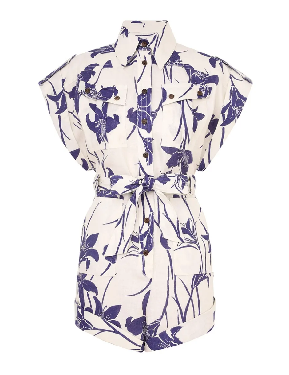 Discount ZIMMERMANN Acadian Cuffed Playsuit