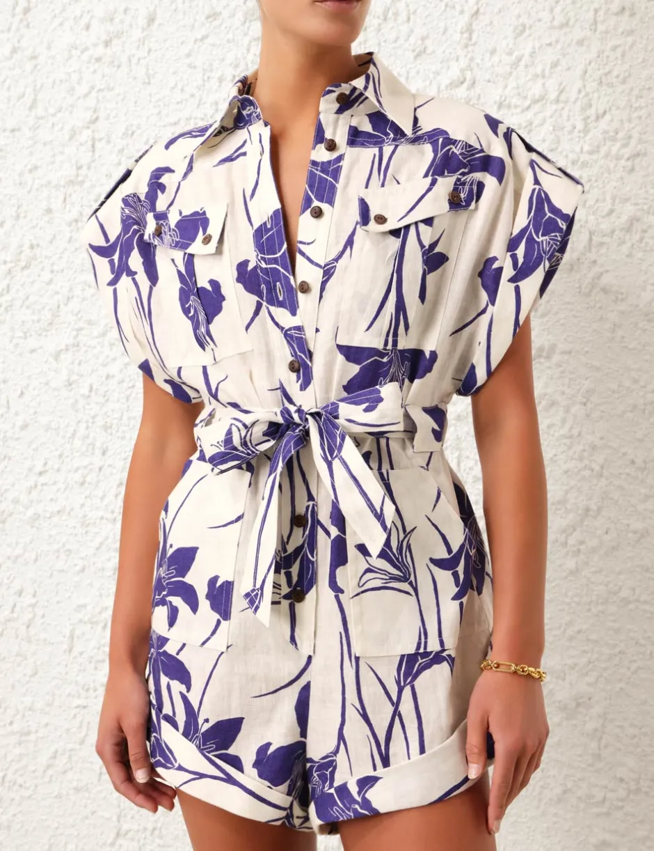 Discount ZIMMERMANN Acadian Cuffed Playsuit