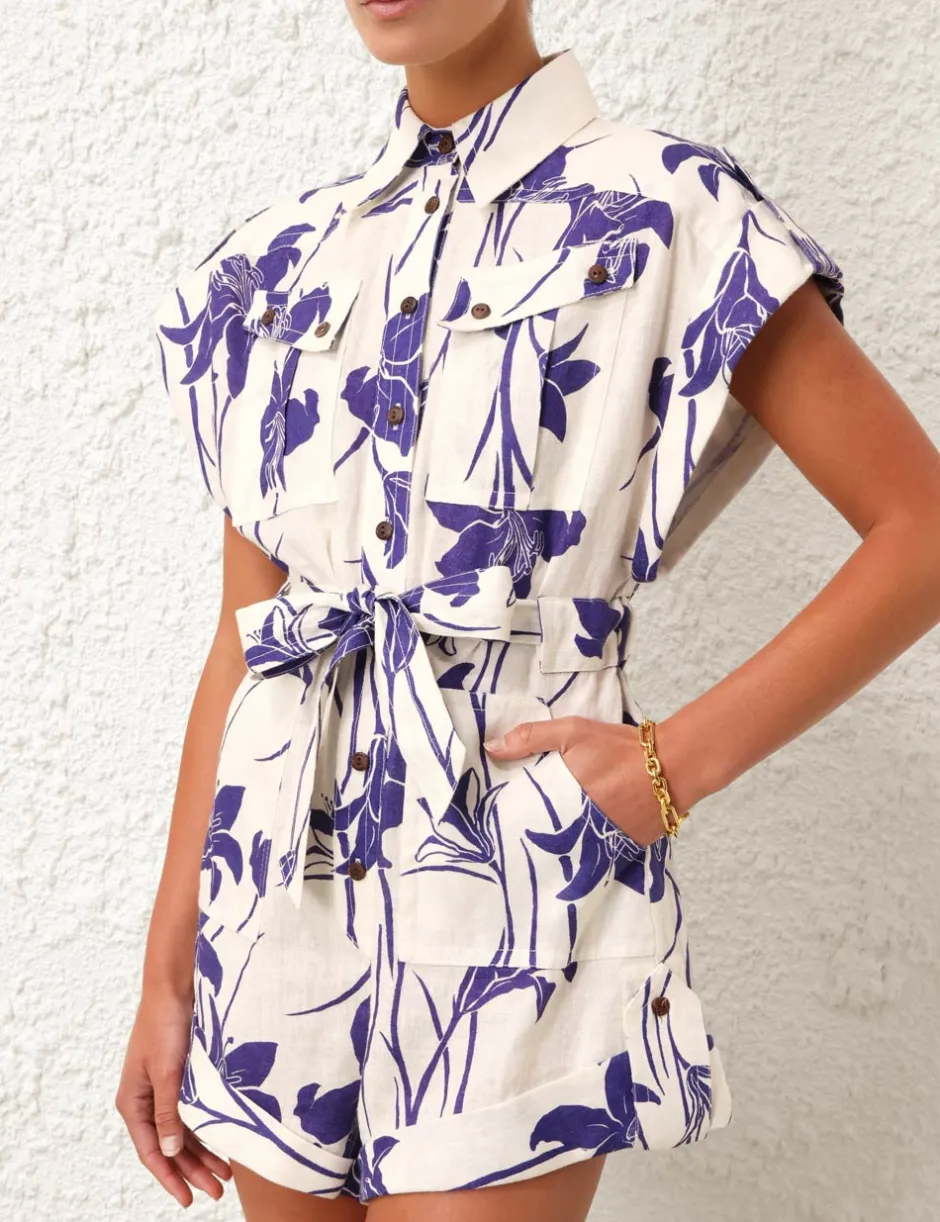 Discount ZIMMERMANN Acadian Cuffed Playsuit