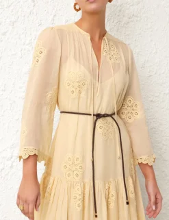 Discount ZIMMERMANN Acadian Embroidered Maxi Dress