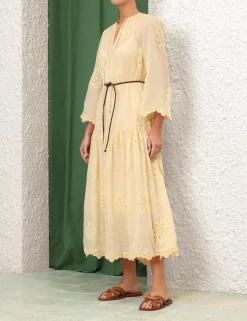 Hot ZIMMERMANN Acadian Embroidered Maxi Dress