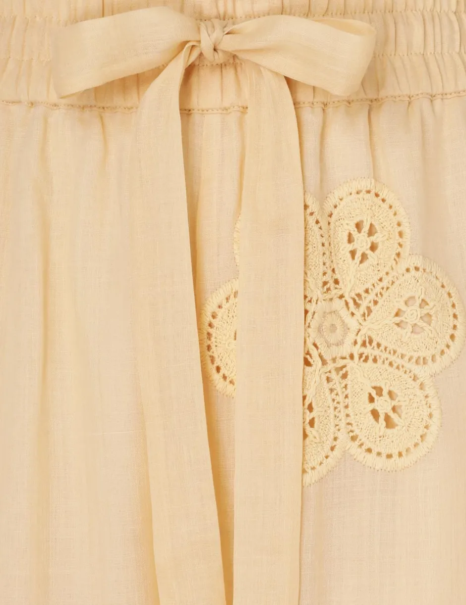New ZIMMERMANN Acadian Embroidered Pant