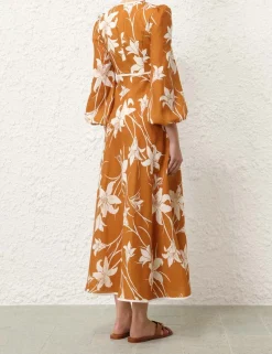 Outlet ZIMMERMANN Acadian High Neck Dress