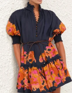 ZIMMERMANN Acadian Lantern Mini Dress