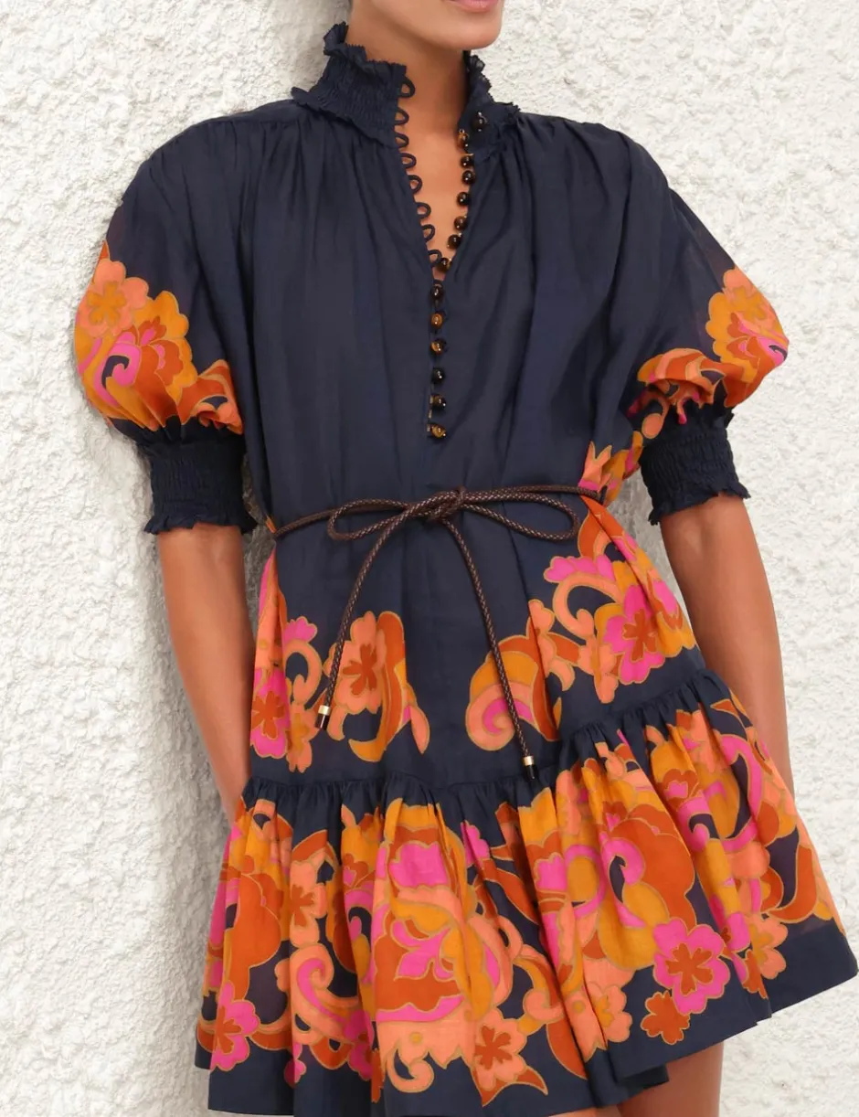ZIMMERMANN Acadian Lantern Mini Dress