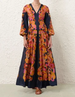 Online ZIMMERMANN Acadian Long Sleeve Maxi Dress