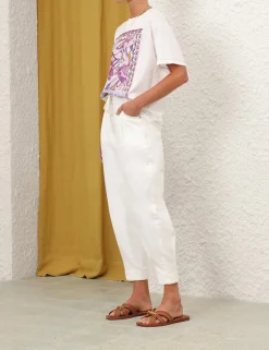 Best ZIMMERMANN Acadian Printed Relaxed Tee
