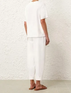 Best ZIMMERMANN Acadian Printed Relaxed Tee