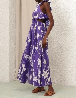 Hot ZIMMERMANN Acadian Ruffle Maxi Dress
