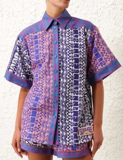 Online ZIMMERMANN Acadian Spliced Shirt