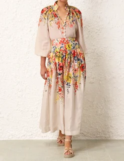 Outlet ZIMMERMANN Alight Basque Midi Skirt