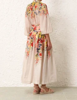 Outlet ZIMMERMANN Alight Basque Midi Skirt