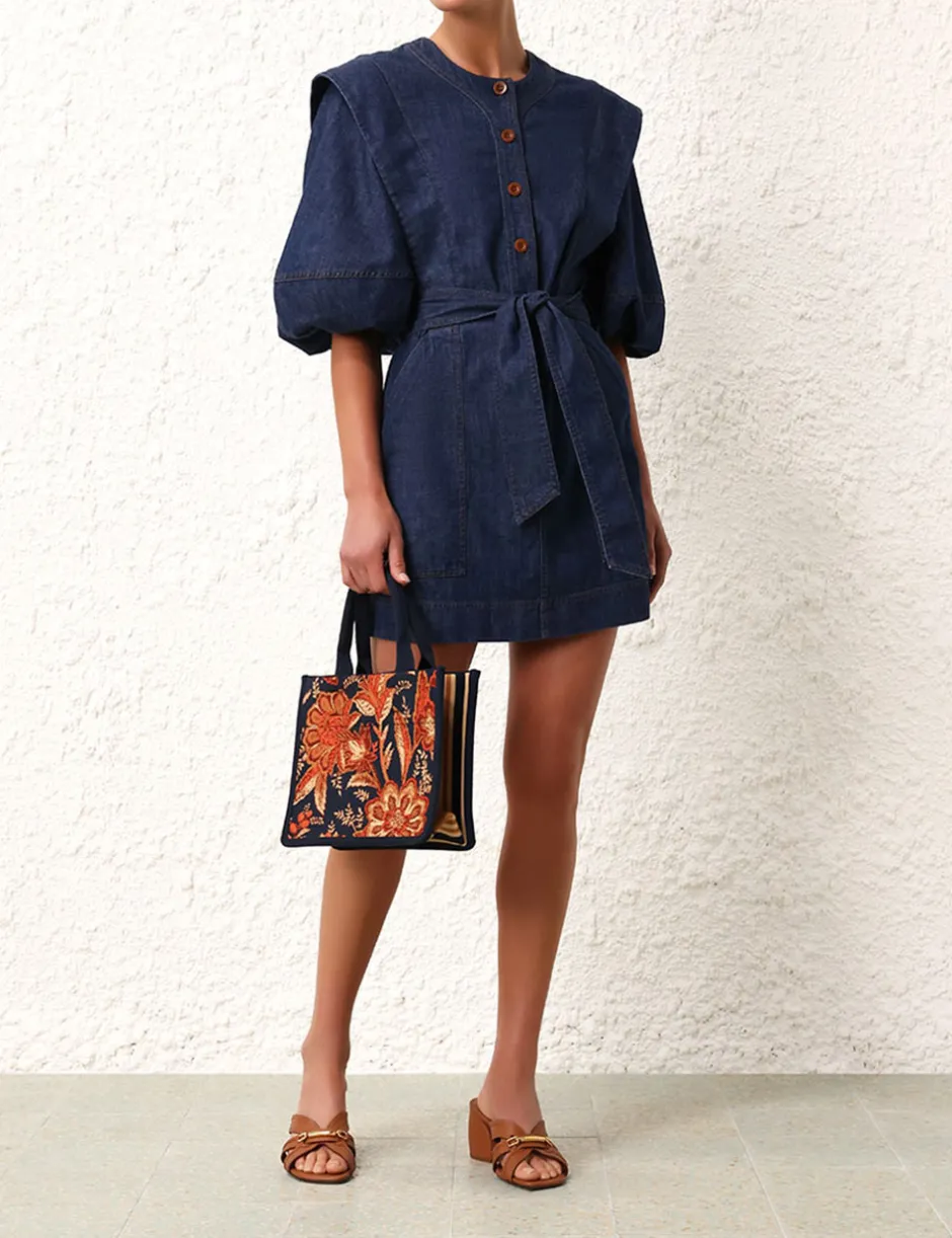 Online ZIMMERMANN Alight Denim Dress