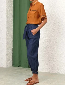 Best ZIMMERMANN Alight Denim Harem Pant
