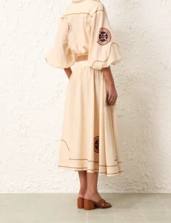 ZIMMERMANN Alight Draw Waist Shirt