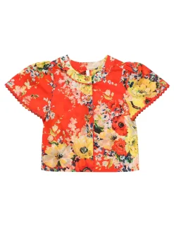 New ZIMMERMANN Alight Flutter Sleeve Top