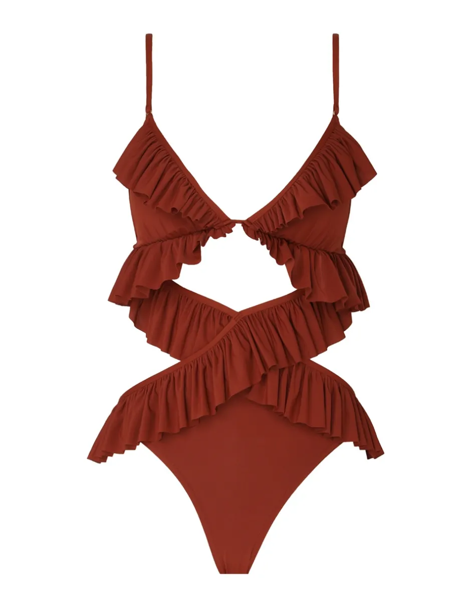 Outlet ZIMMERMANN Alight Gather Frill 1Pc