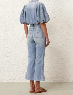 ZIMMERMANN Alight Lantern Sleeve Shirt