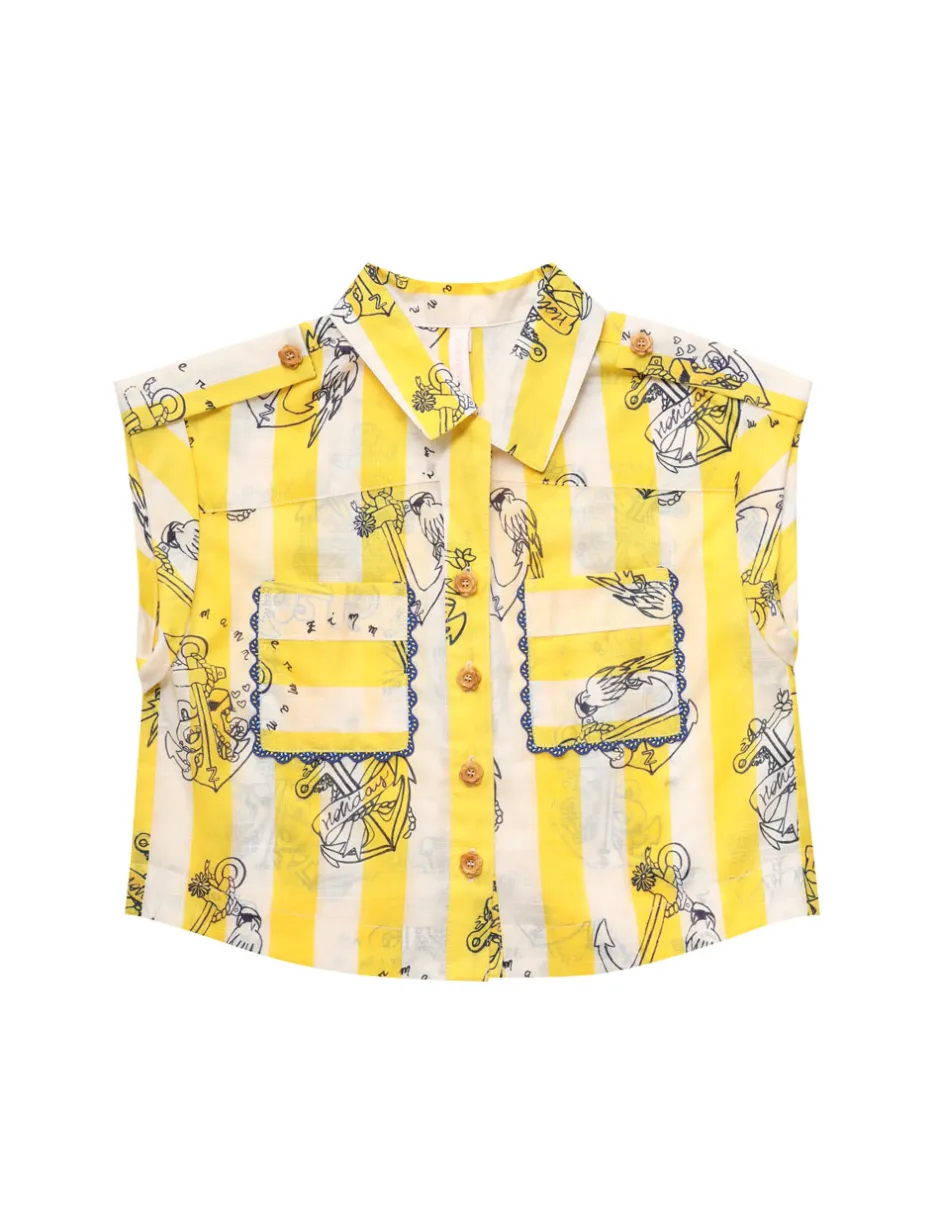 Clearance ZIMMERMANN Alight Pocket Shirt