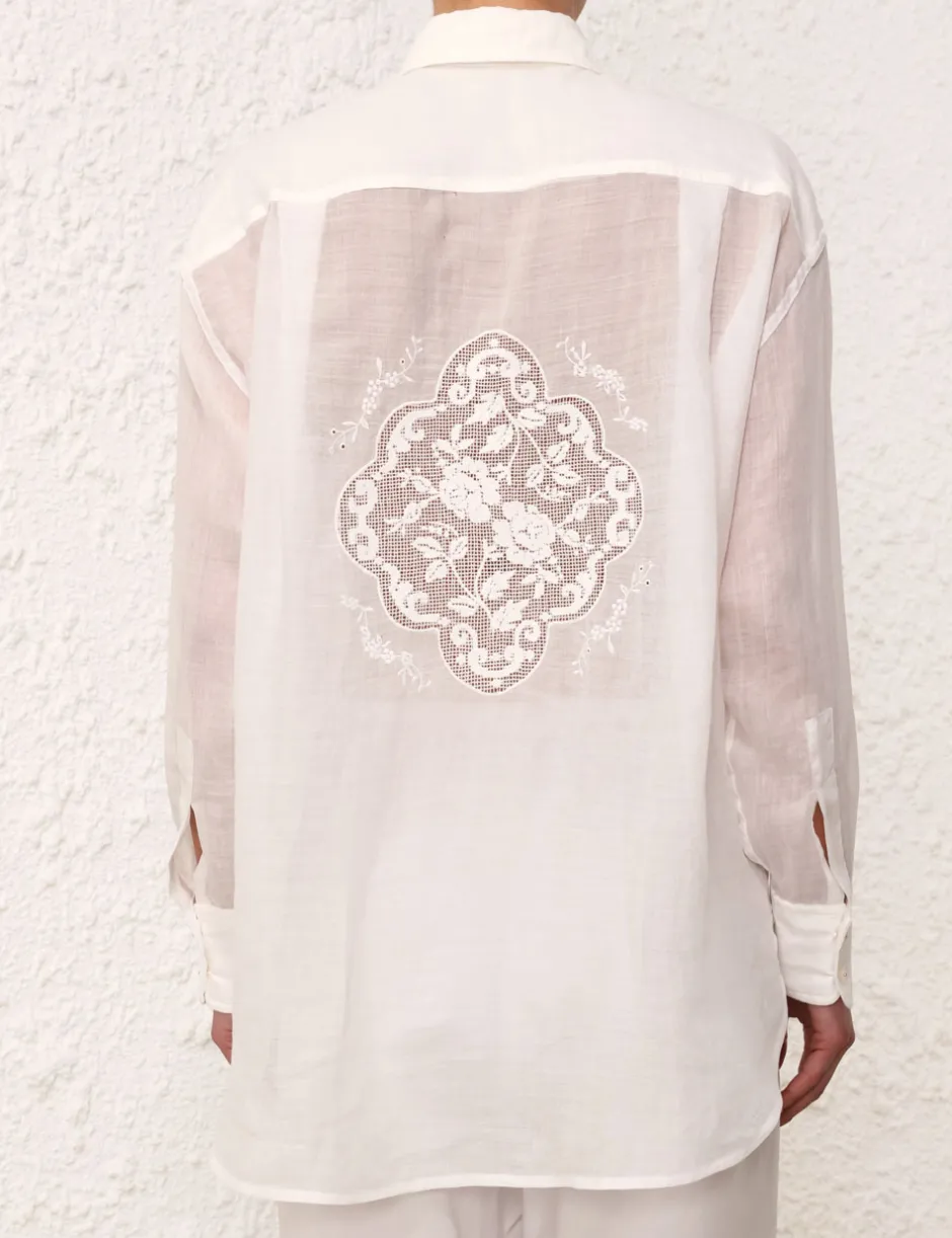 New ZIMMERMANN Alight Relaxed Shirt