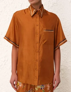 Discount ZIMMERMANN Alight Relaxed Shirt