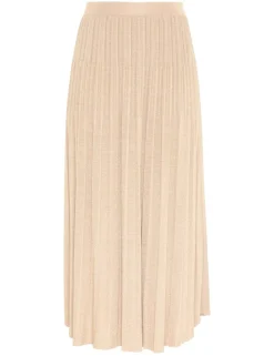 New ZIMMERMANN Alight Rib Midi Skirt