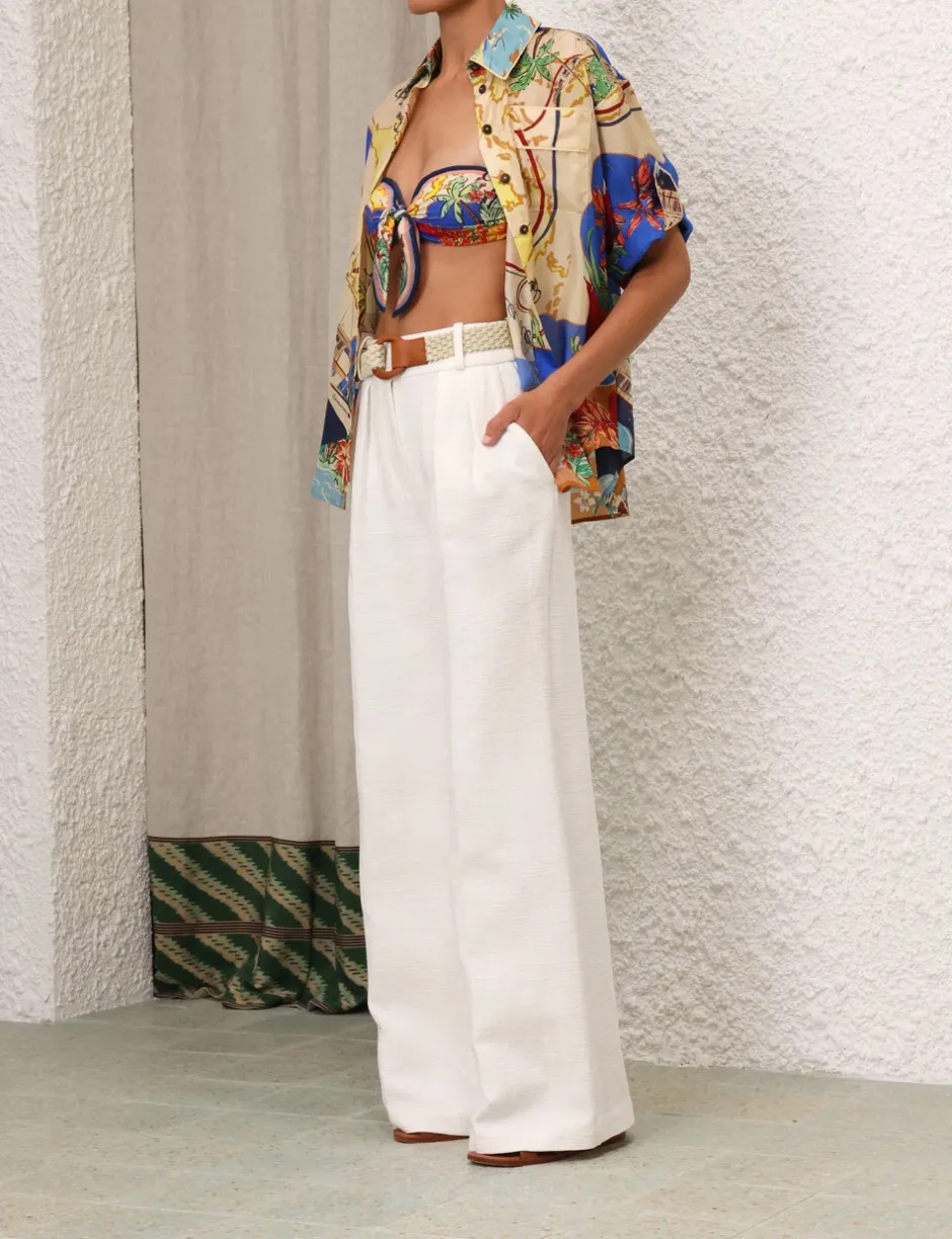 Outlet ZIMMERMANN Alight Short Sleeve Shirt