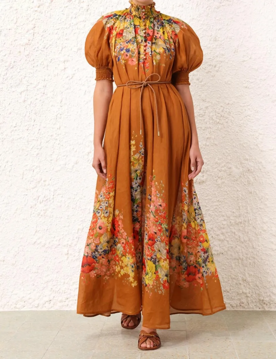 New ZIMMERMANN Alight Swing Maxi Dress