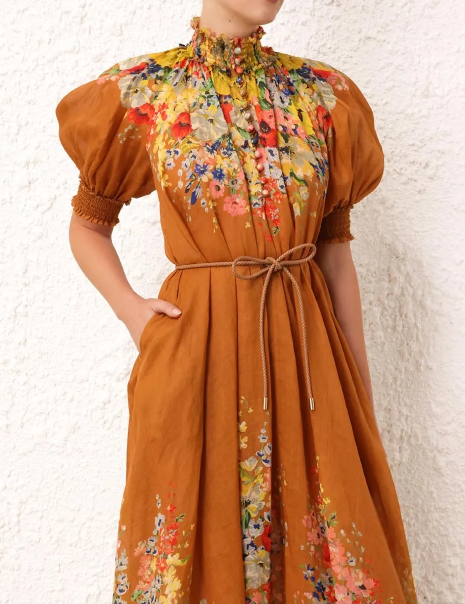 New ZIMMERMANN Alight Swing Maxi Dress