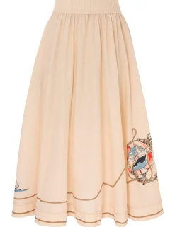 Outlet ZIMMERMANN Alight Swing Skirt