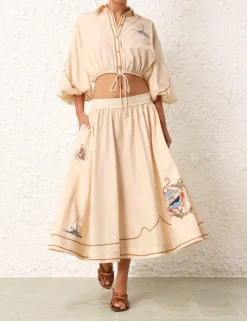 Outlet ZIMMERMANN Alight Swing Skirt
