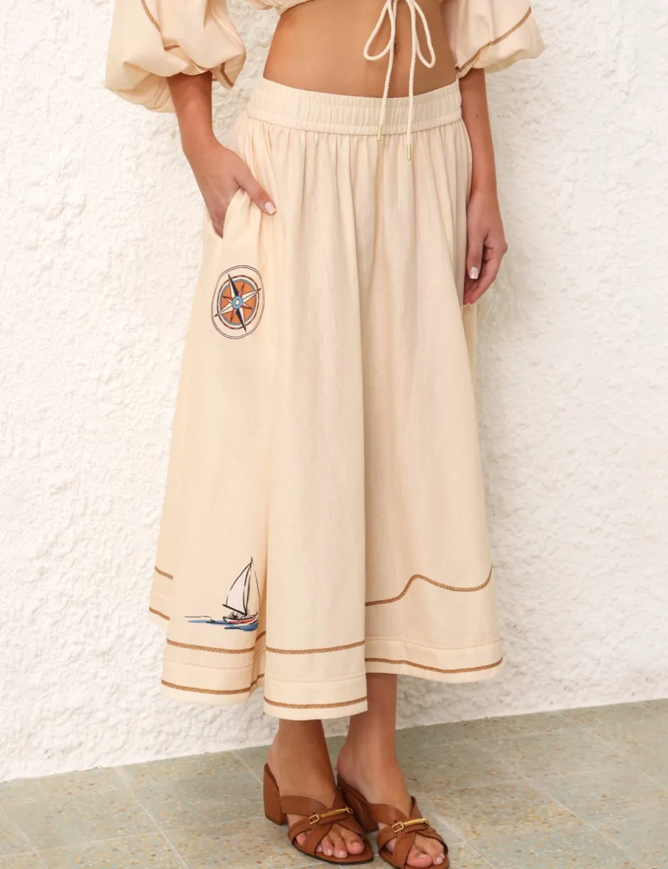 Outlet ZIMMERMANN Alight Swing Skirt