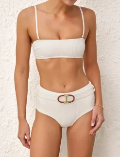Online ZIMMERMANN Alight Textured Boyleg Bikini