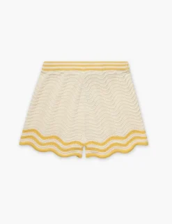 Sale ZIMMERMANN Alight Textured Knit Shorts