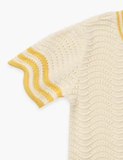 Outlet ZIMMERMANN Alight Textured Knit Tee