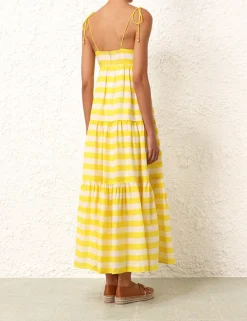 ZIMMERMANN Alight Tie Shoulder Dress