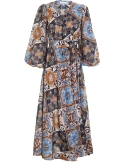 Discount ZIMMERMANN Alight Wrap Midi Dress