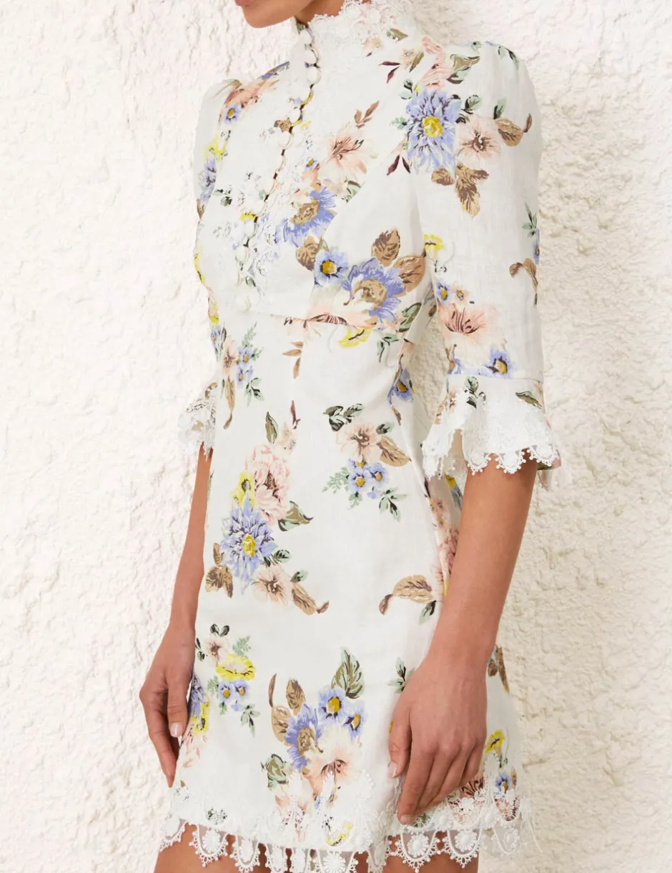Clearance ZIMMERMANN Applique Mini Dress