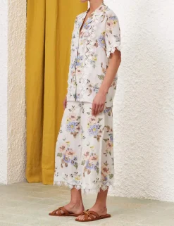 Clearance ZIMMERMANN Applique Oversized Shirt