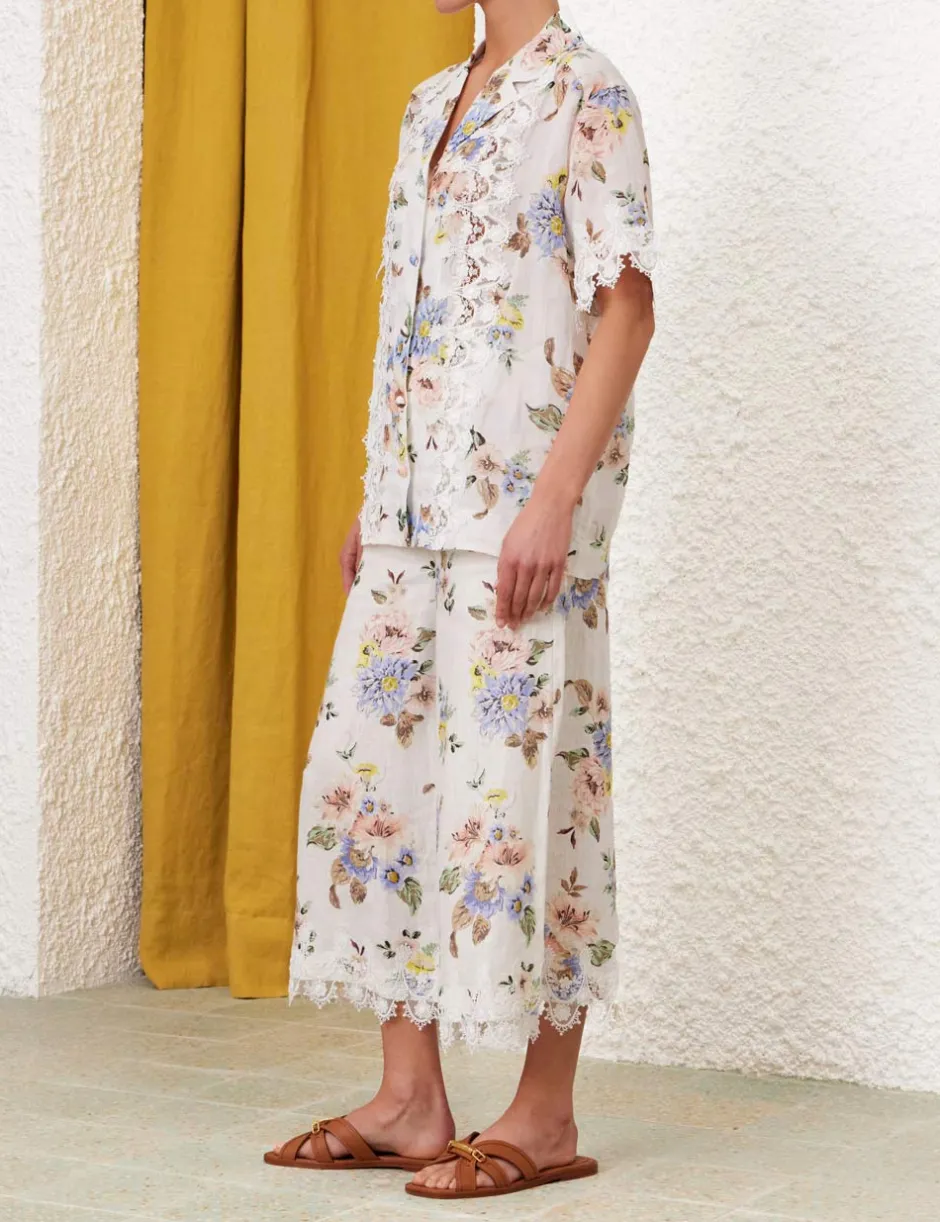 Clearance ZIMMERMANN Applique Oversized Shirt
