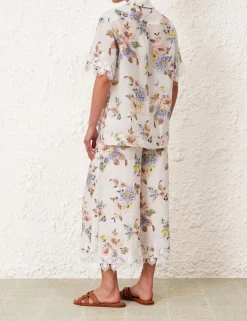 Clearance ZIMMERMANN Applique Oversized Shirt