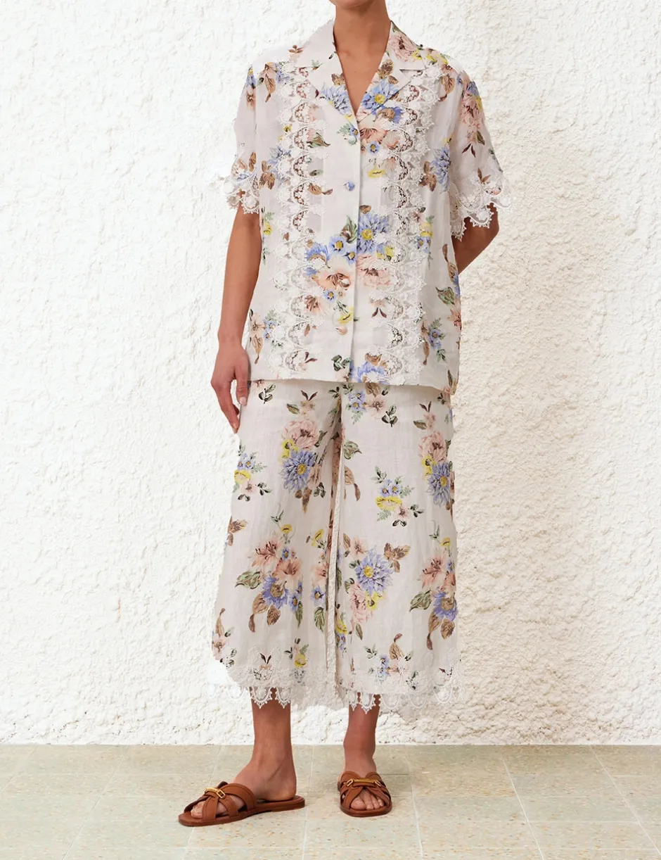Clearance ZIMMERMANN Applique Oversized Shirt