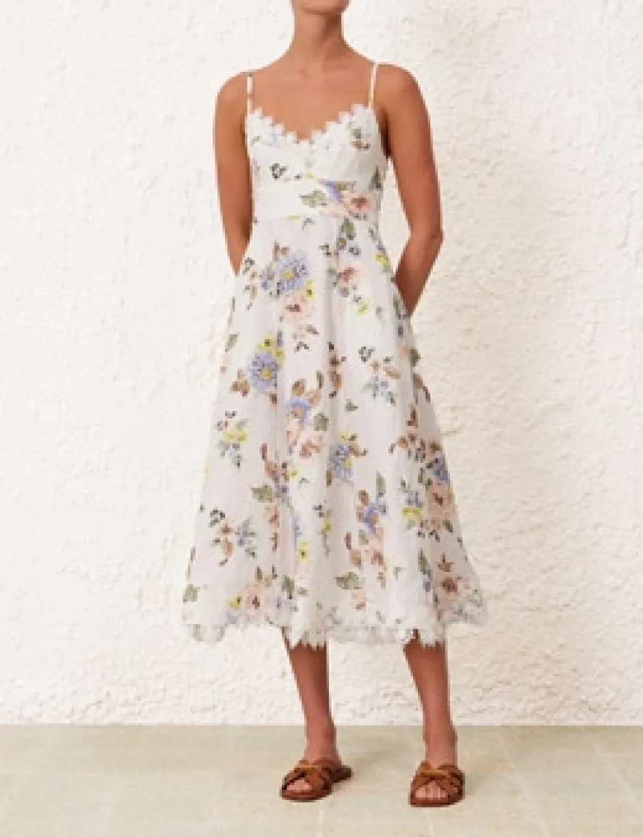 Online ZIMMERMANN Applique Picnic Dress