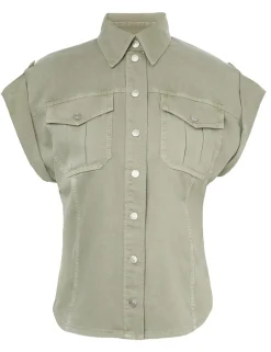 Online ZIMMERMANN August Denim Utility Shirt