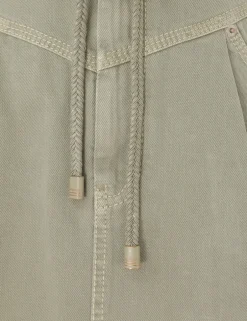 New ZIMMERMANN August Denim Utility Skirt
