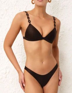 ZIMMERMANN August Diamond Trim Tri Bikini