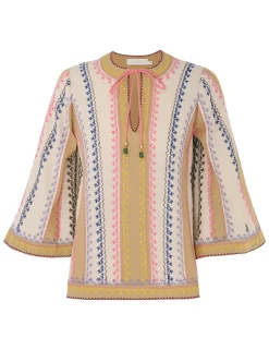 Best ZIMMERMANN August Embroidered Top