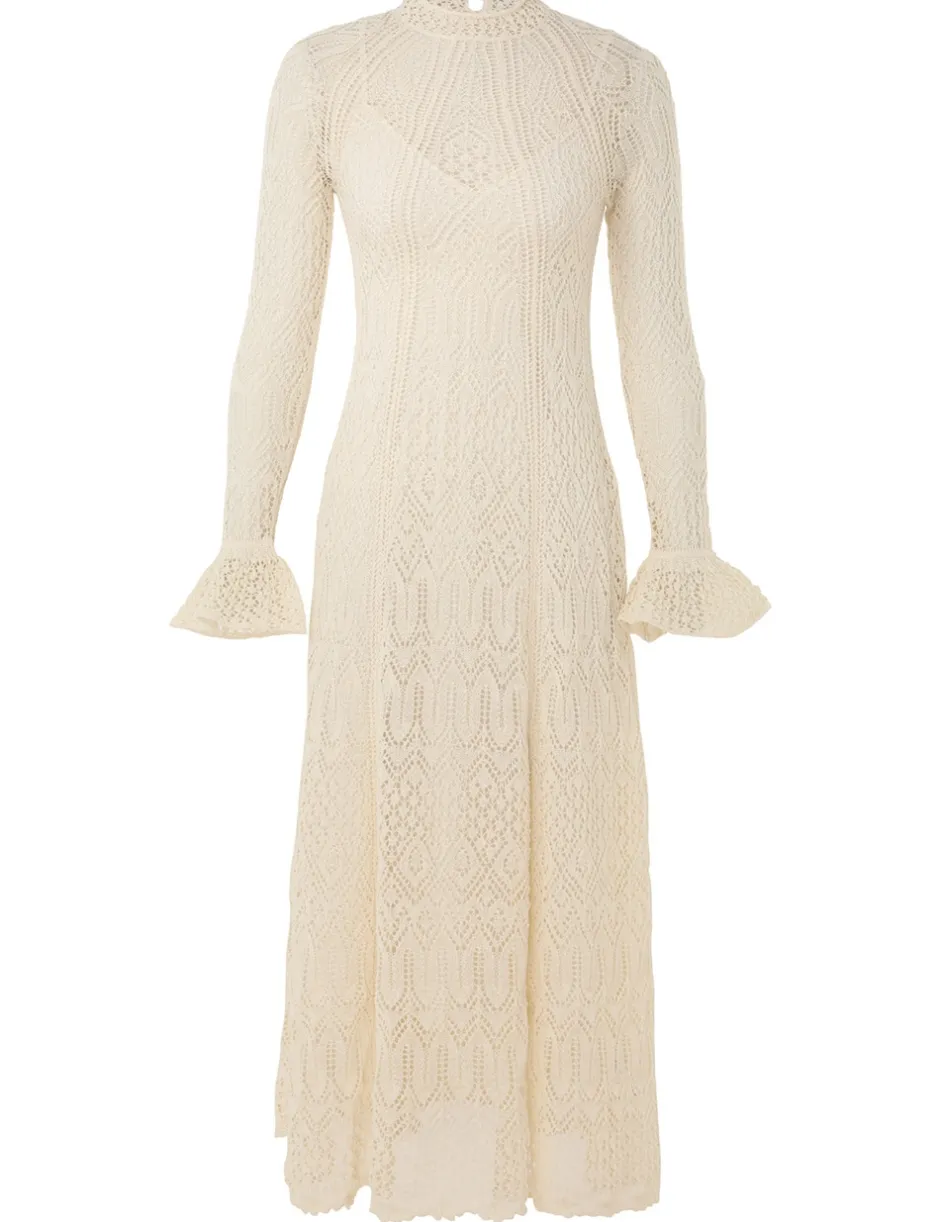 Clearance ZIMMERMANN August Lace Knit Dress