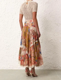New ZIMMERMANN August Lace Knit Tee