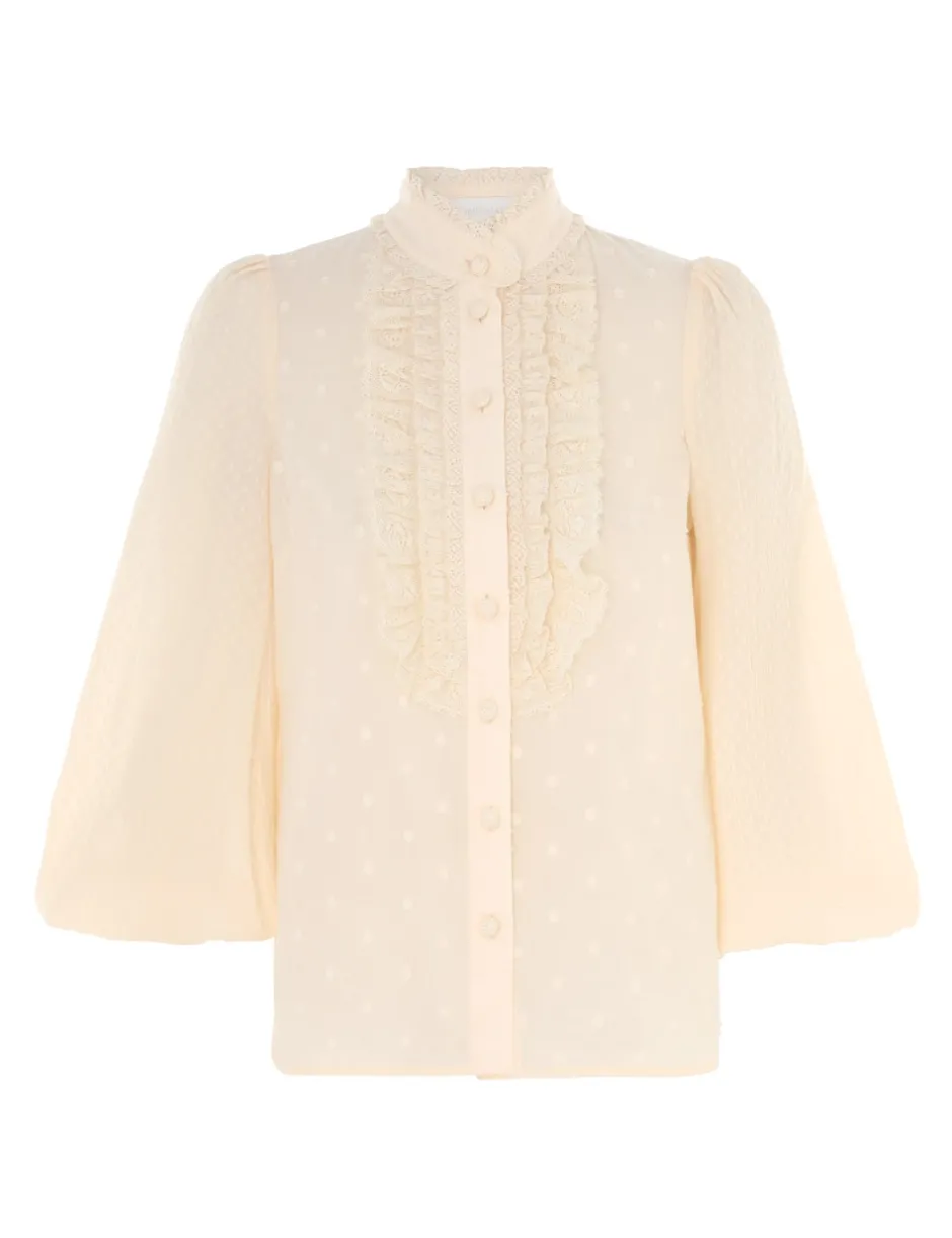 Best ZIMMERMANN August Long Sleeve Blouse